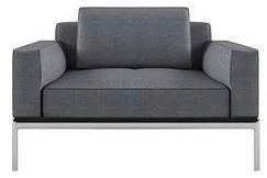 Alias Кресло из ткани с подлокотниками Aluzen