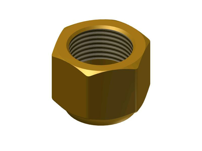 Danfoss Гайки и адаптеры для клапанов T2/TE2 и клапанов TE 5 - 55 Гайка 011L1201  - Вид №6