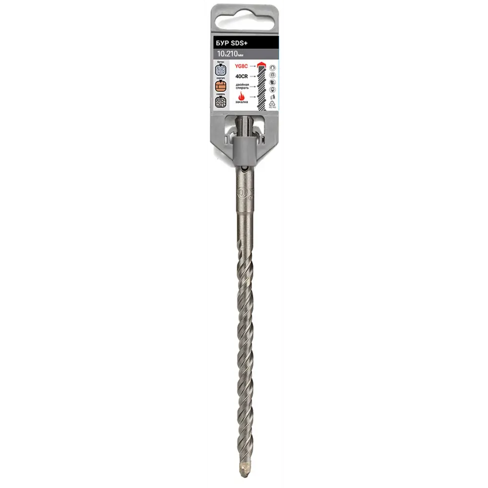Бур RAGE SDS-plus 10×210 мм для бетона и камня 88924556 STLM-1363879 - Вид №3