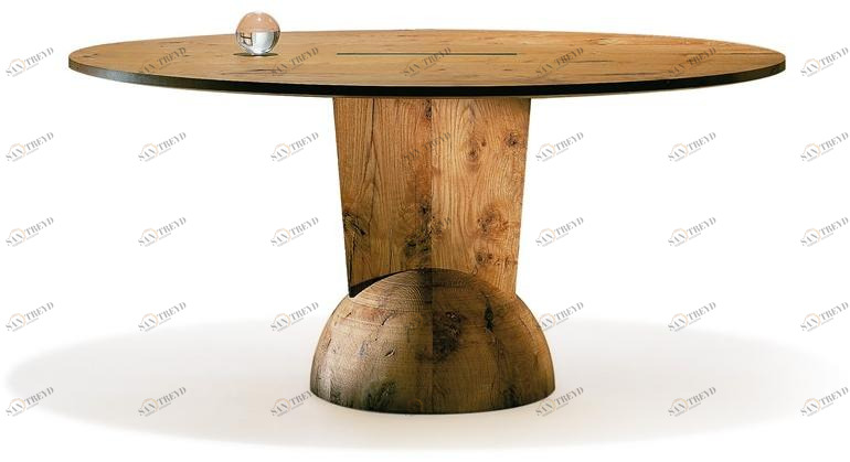 ESTEL GROUP Круглый стол из вторичного дерева sun-id-1490157