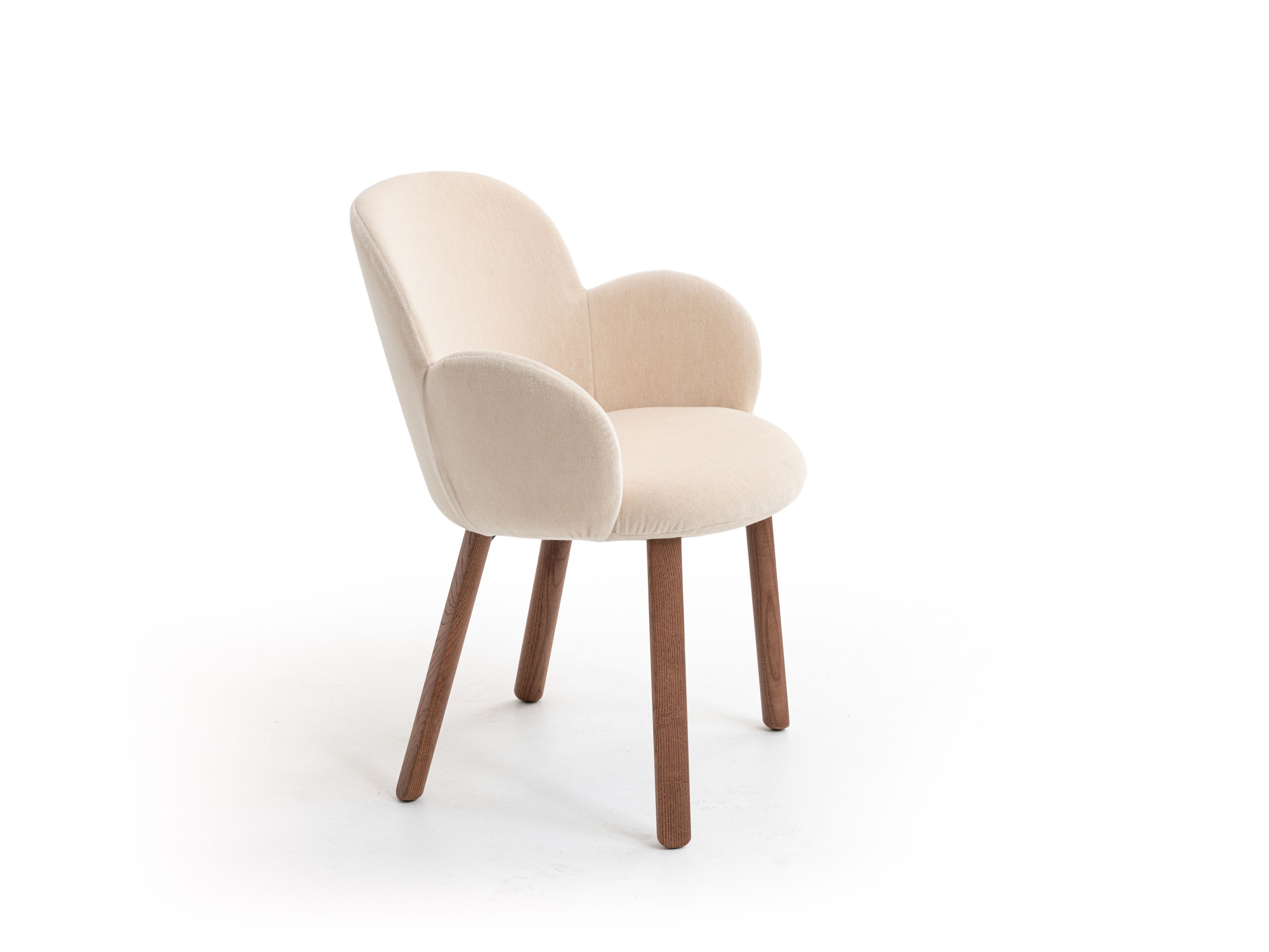 Полиуретановый мягкий стул с подлокотниками MOROSO TULP ARCH-00010368 - Вид №1