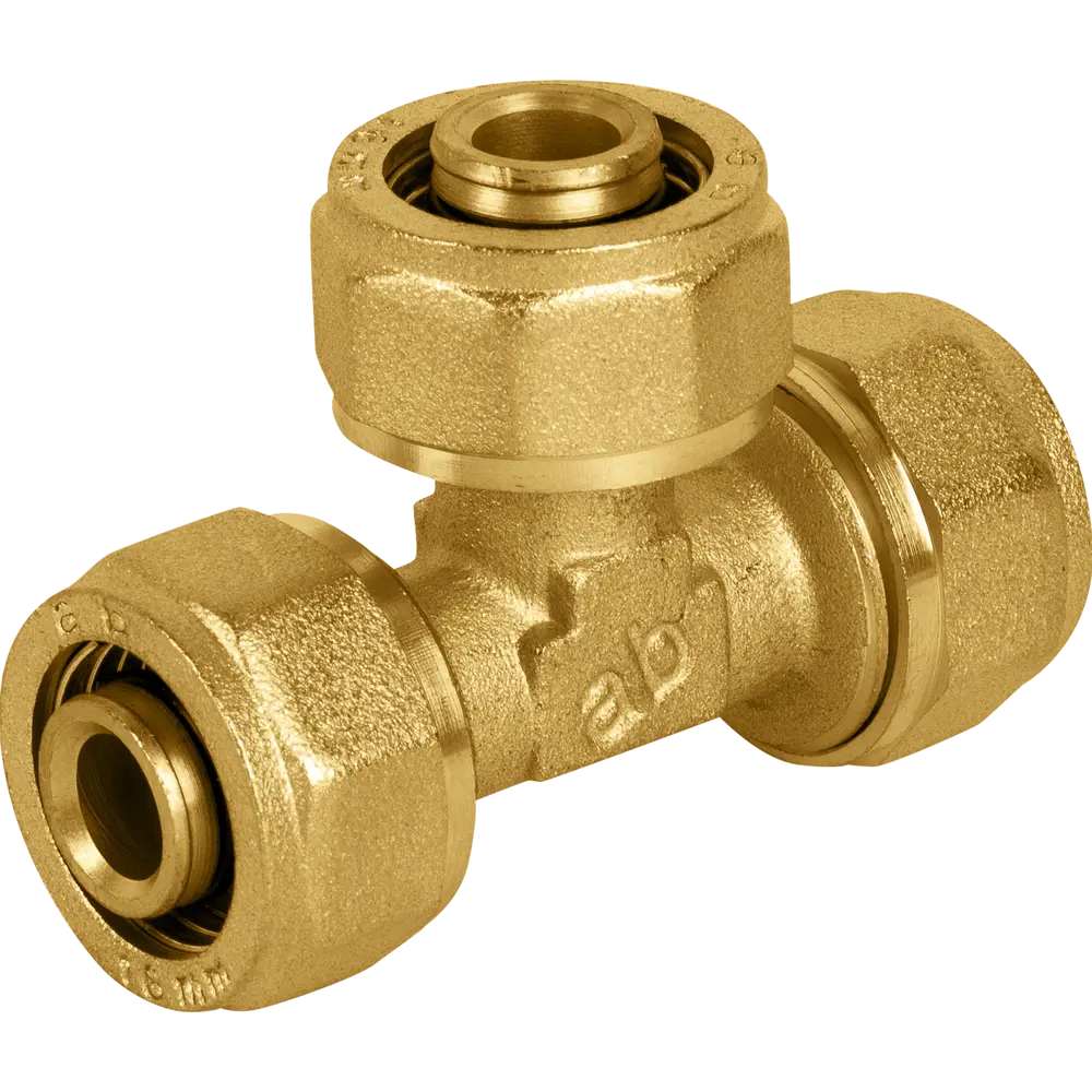 Тройник AQUABEAM 16 мм для трубопроводов из сшитого полиэтилена 82275219 STLM-0023764