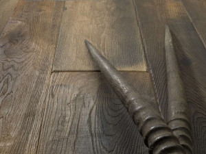 Ручной строганный паркет из дуба