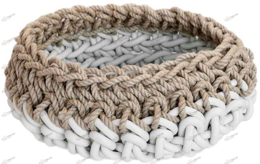 Neò Корзина из конопли и неопрена Canapa Hc19