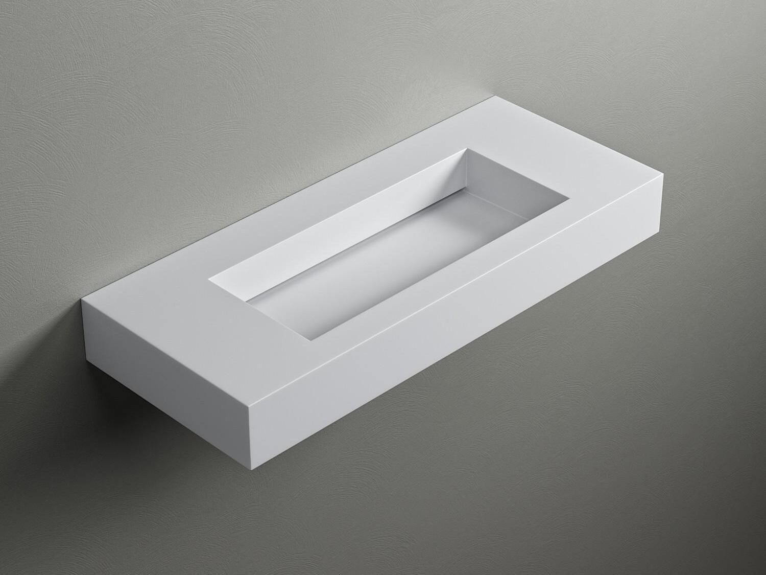 Подвесная раковина Corian® с столешницей Acquapazza Corian ® elements ARCH-00152176