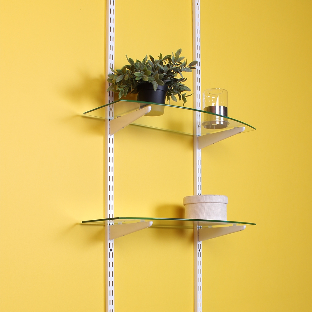 Стеновая стойка двухпазная , 1000x26x17 мм, белый LJPS0547 Public Steel Россия  - Вид №3