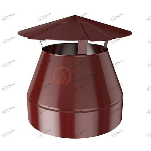 Оголовок-зонт LAVA 180/250 мм. вишневый (3005) 4374