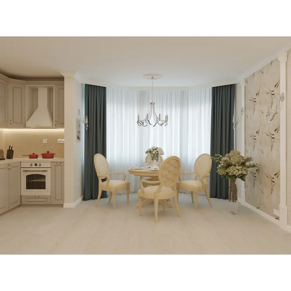 Люстра хрустальная подвесная Eurosvet Adelia 60064/5, 5 ламп, 24 м², цвет хром 82312356 STLM-2077764  - Вид №8