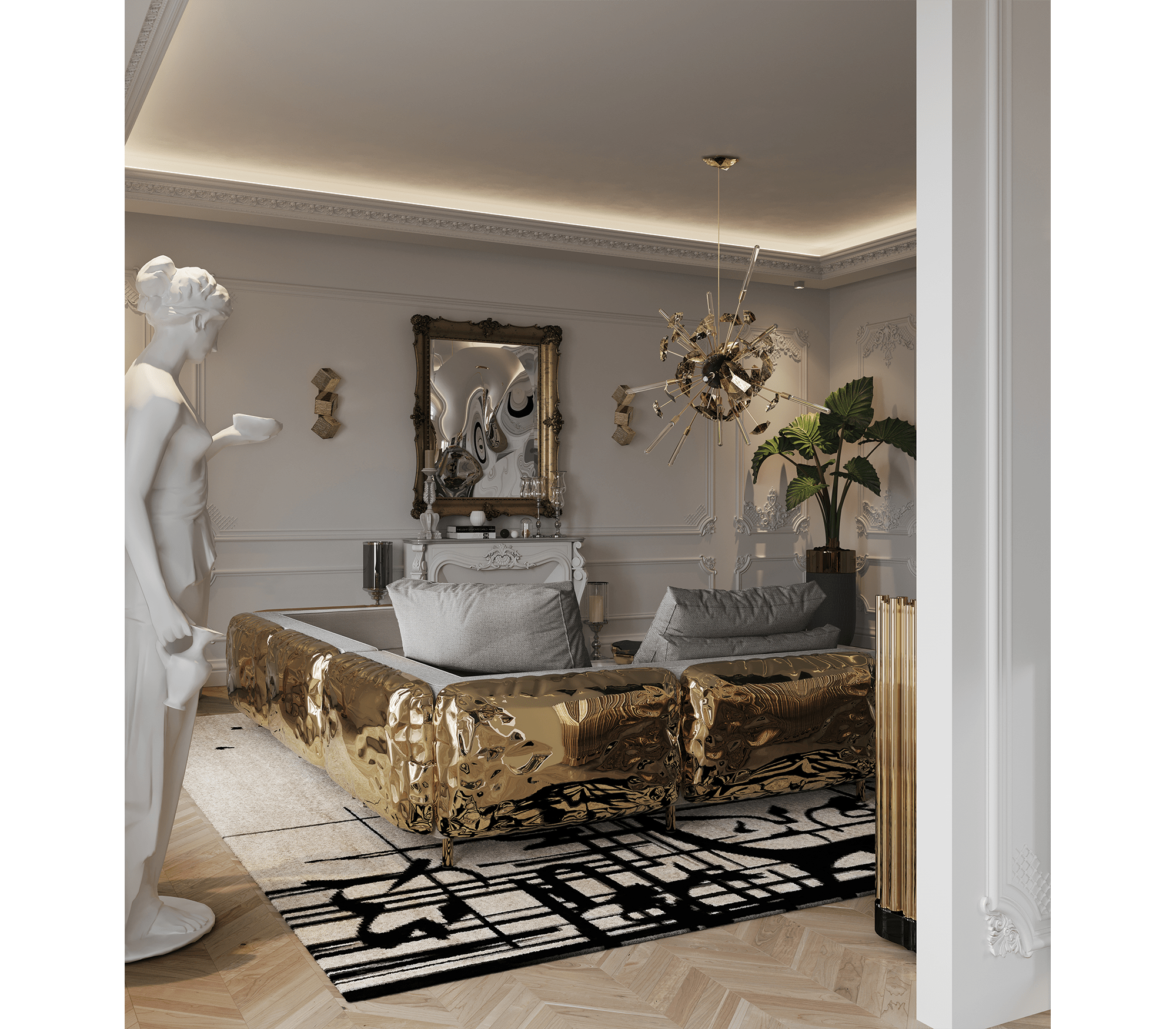 0-037 Зеркало Д. Диниса Boca Do Lobo  - Вид №11