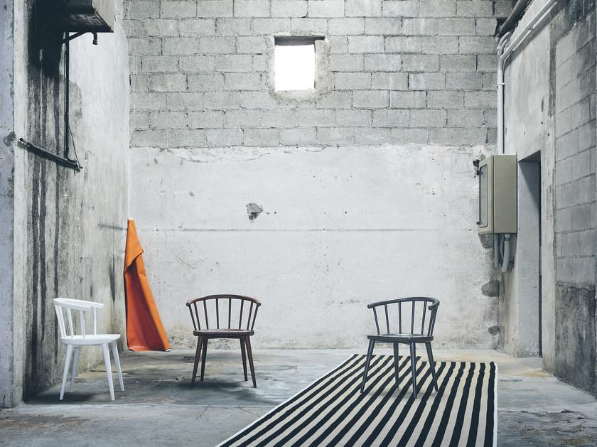 Billiani Стул из бука с подлокотниками W. 605 - Вид №2