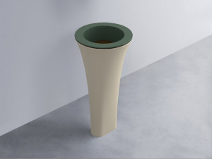 AMLA45-MU+AMPILT-CA+AMCOLT-LN Раковина Amedeo Tondo отдельностоящая cielo Enjoy + Amedeo