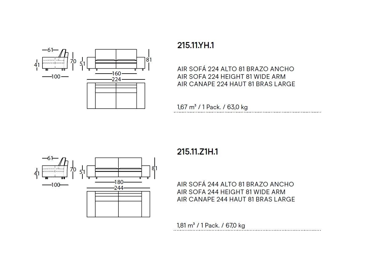 3-местный диван SANCAL ARCH-00147407 - Вид №3