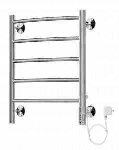 4660059580197 ЭЛЕКТРИКА Классик П5 450х550 электро ( new встроен диммер) Полотенцесушитель TERMINUS RAL 9005 глянец