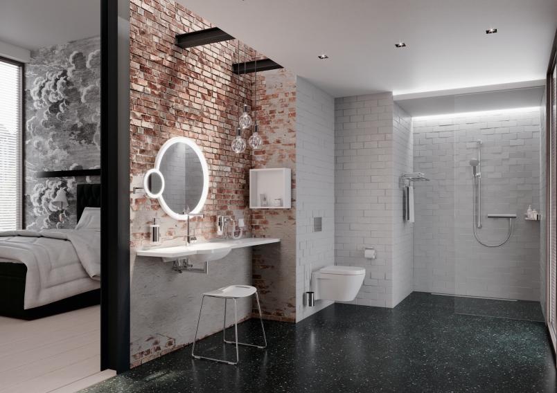 AQ1.12M10540 Однорычажный смеситель для раковины HEWI System-Armaturen  - Вид №6