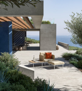 Алюминиевый низкий садовый стул