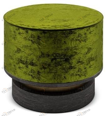 Porustudio Круглый бархатный пуф sun-id-1421072