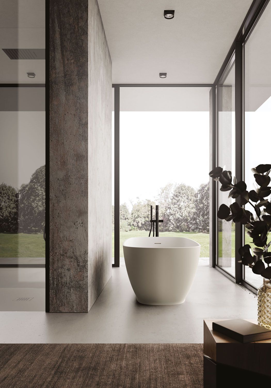 Овальная ванна в центре комнаты в Aquatek DISENIA ARCH-00076216 - Вид №1