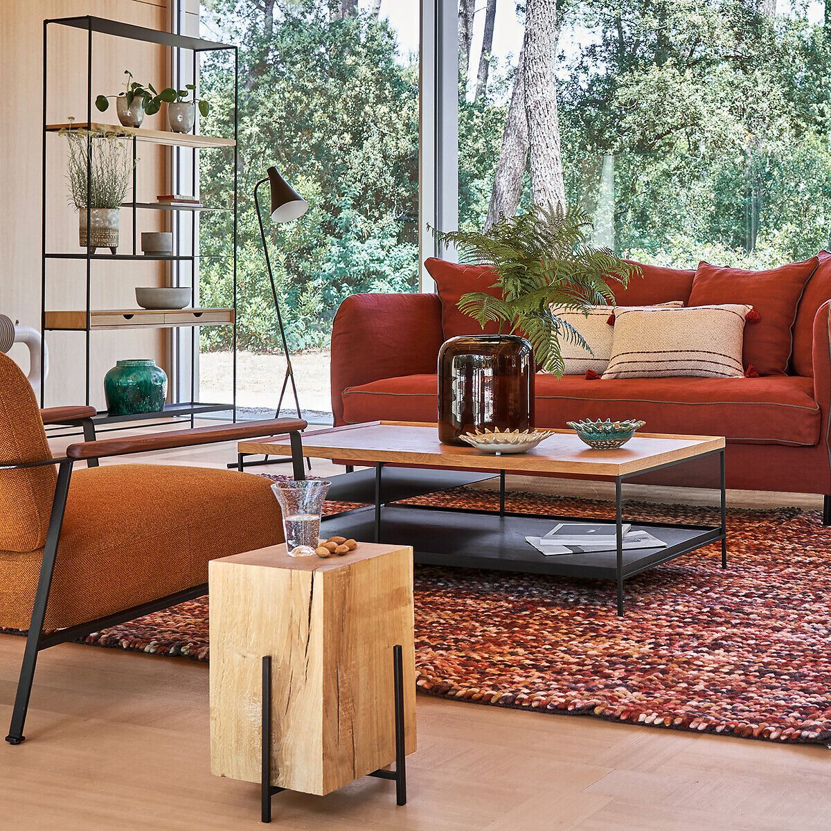 Металлический книжный шкаф с ящиками AMPM Tidder ARCH-00030936 - Вид №3