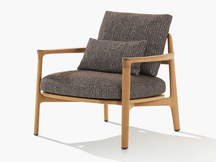 Тканевое садовое кресло с подлокотниками Poliform Магнолия ARCH-00028407