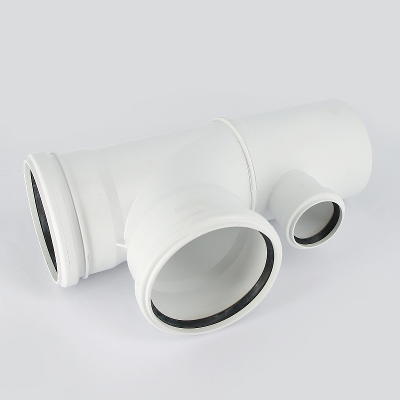 Крестовина 87° Raupiano Plus REHAU с параллельными отводами 110/110/50 100929 - Вид №3