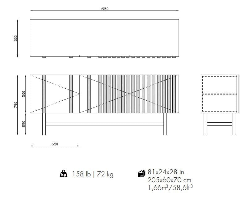 Мадия из грецкого ореха Mambo Unlimited Ideas ARCH-00049693 - Вид №5
