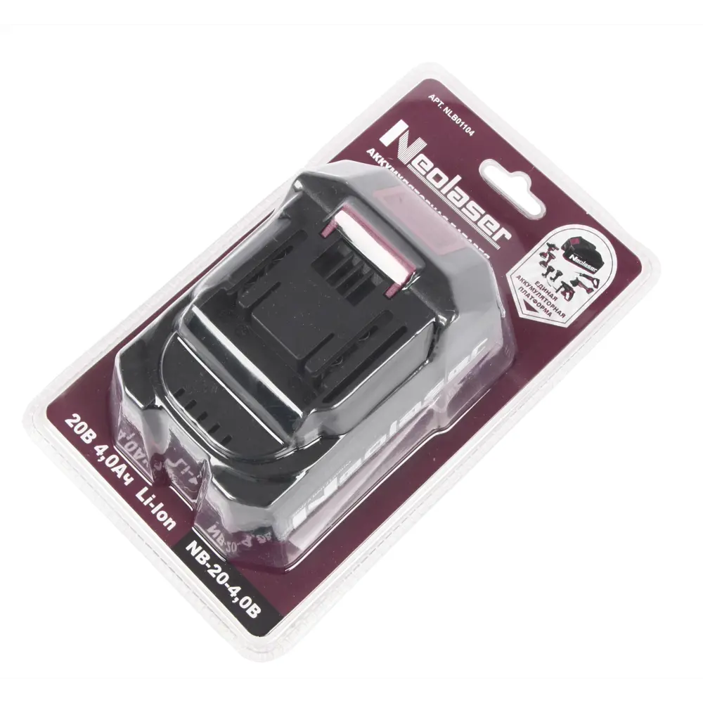 Аккумулятор Neolaser NB-20-4 для инструментов 18V 89393069 STLM-1411062 - Вид №7
