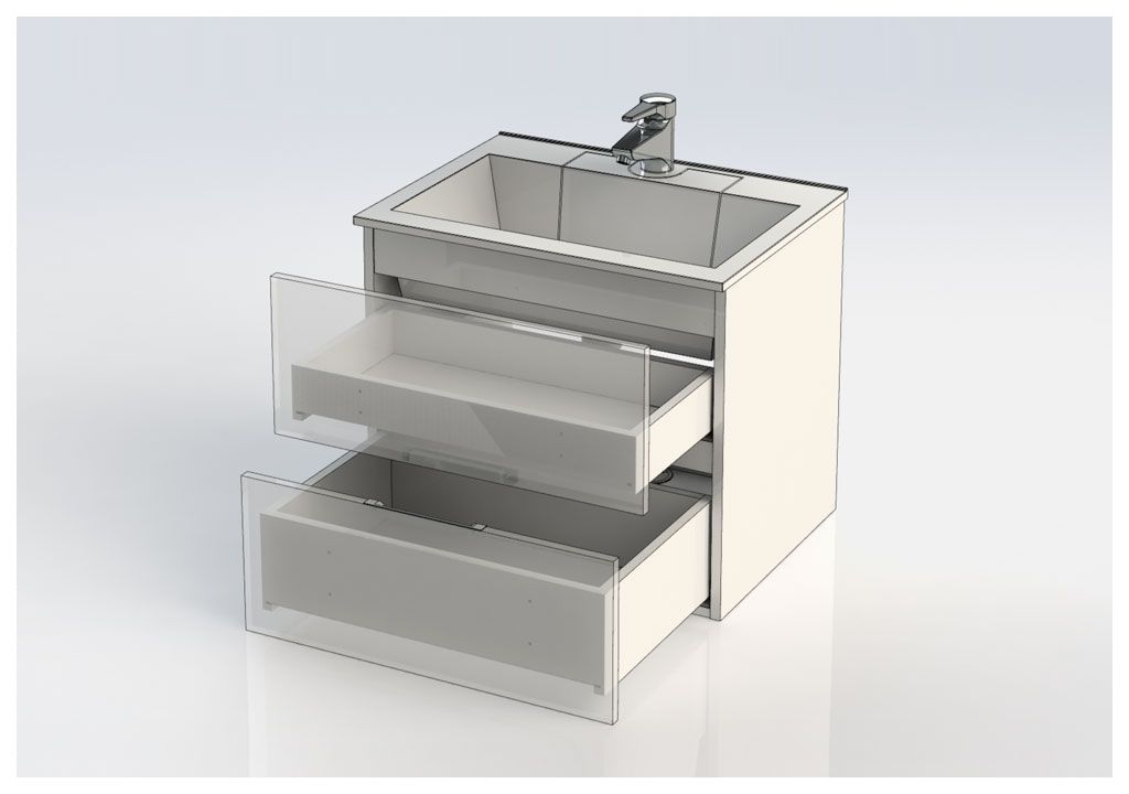 Тумба с раковиной Aquanet Алвита 60 белый 0018430100181907 - Вид №7