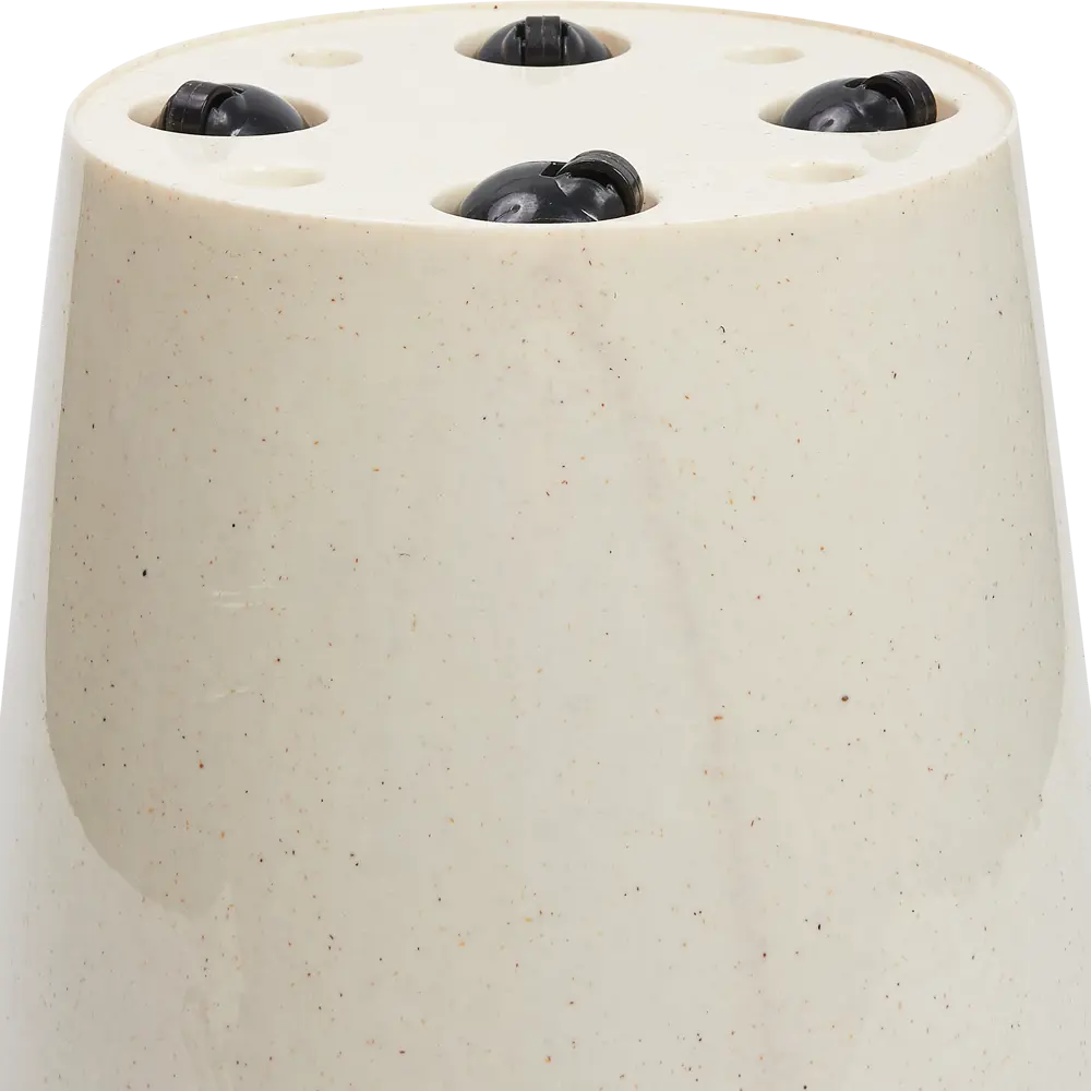 Кашпо Homver London ø33 h30.5 см v16 л пластик светло-бежевый STLM-2181059 - Вид №2