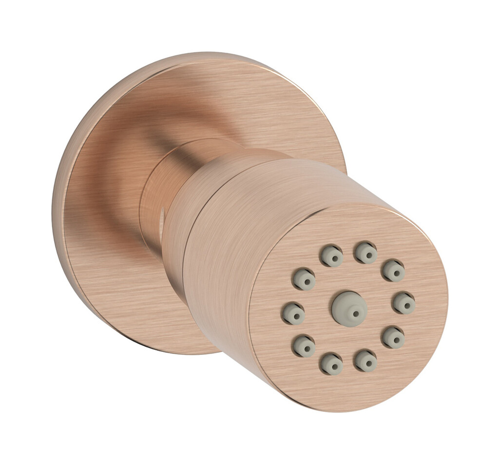 Боковая форсунка круглая WE ARE IB sh030mb Brushed Rose Gold RICAMBI