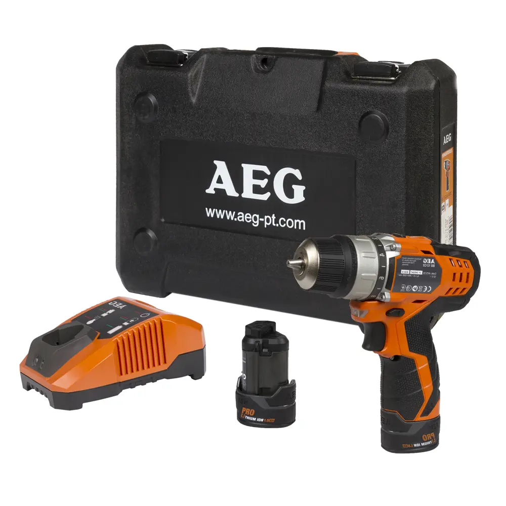 Шуруповерт аккумуляторный AEG BS 12C2, 12 В Li-ion 1.5 Ач 12703301 STLM-2100049  - Вид №3