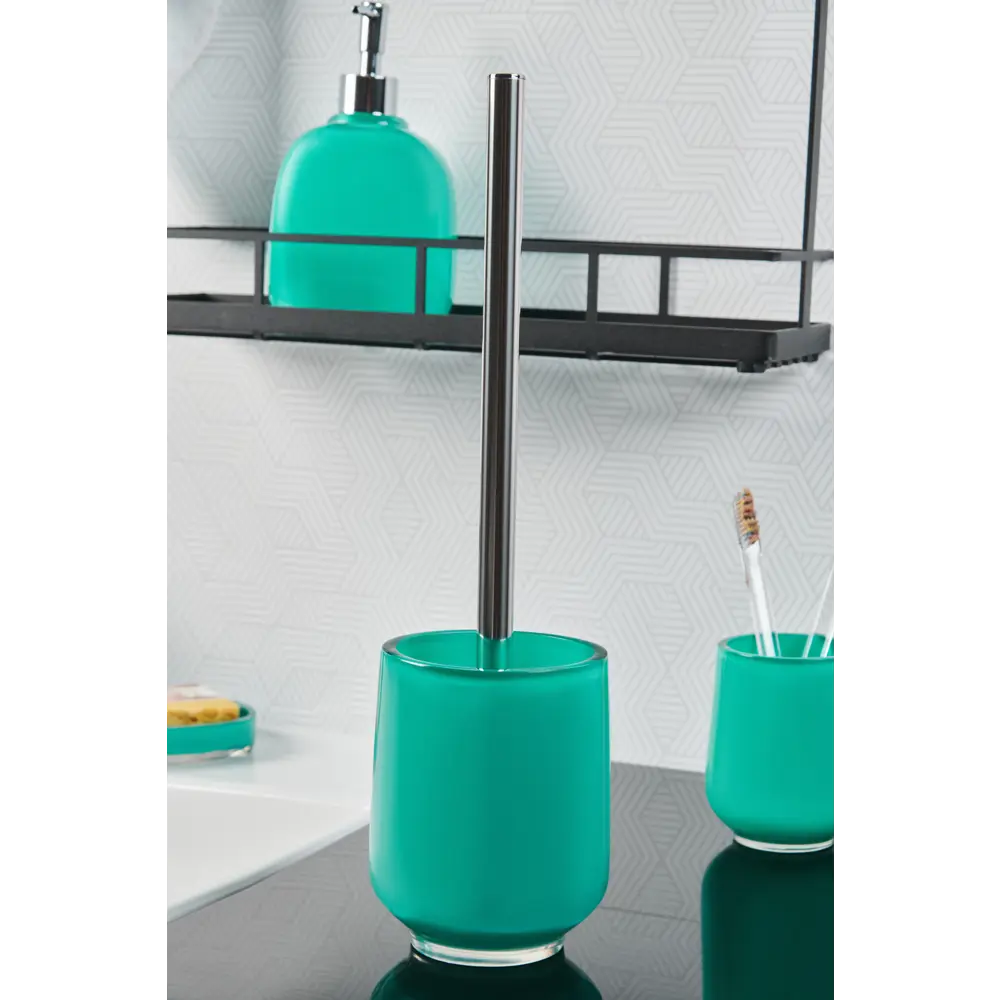 Ёршик для унитаза Vidage Brilliante цвет зелёный STLM-2050837 - Вид №2