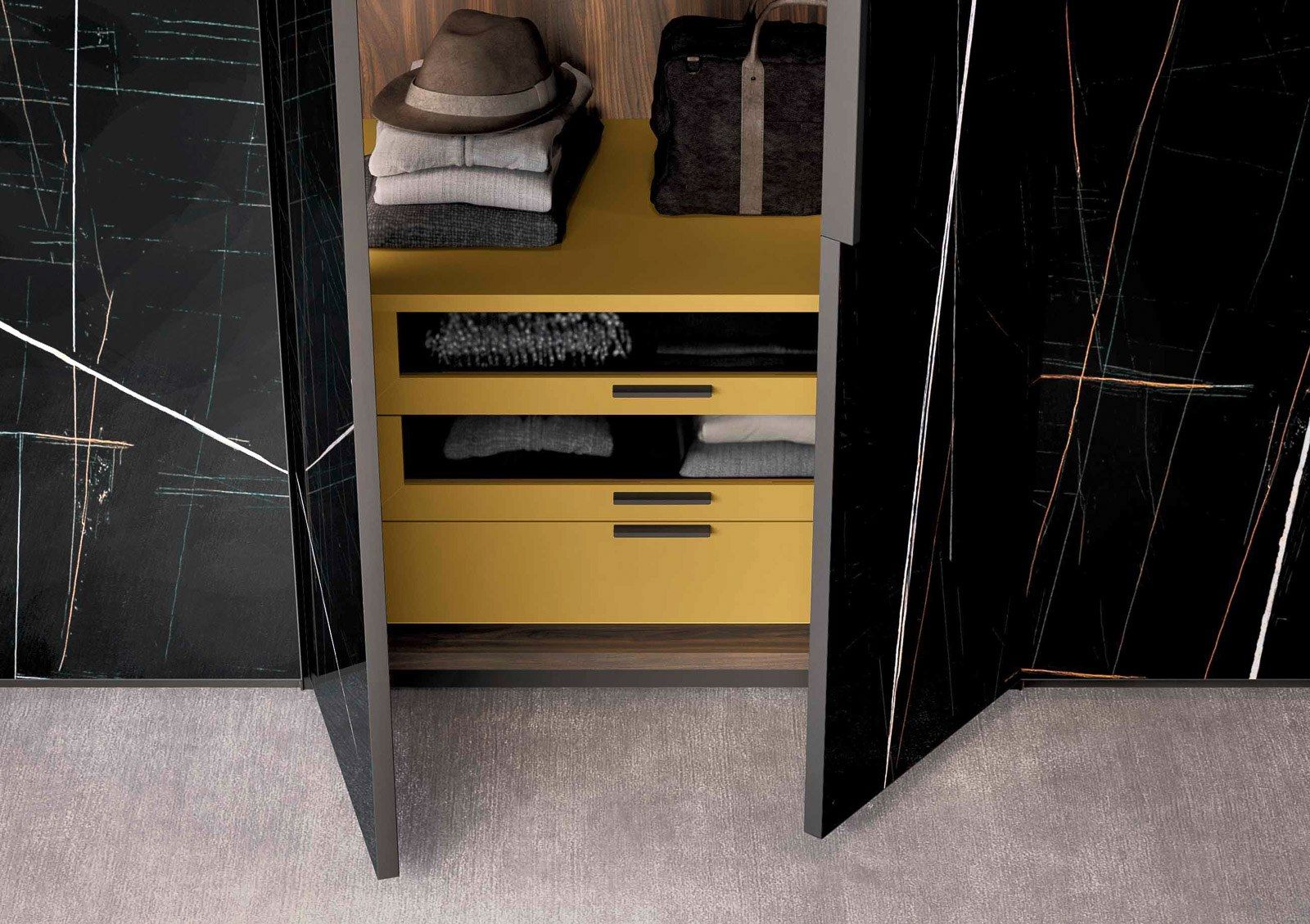 Алюминиевый и стеклянный секционный шкаф Olivieri GLASS ARCH-00004483 - Вид №13