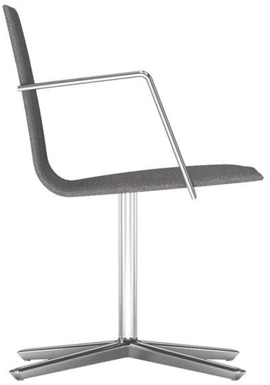 Andreu World 4-спицевый стул с подлокотниками для залов ожидания Lineal corporate So0779 - Вид №4