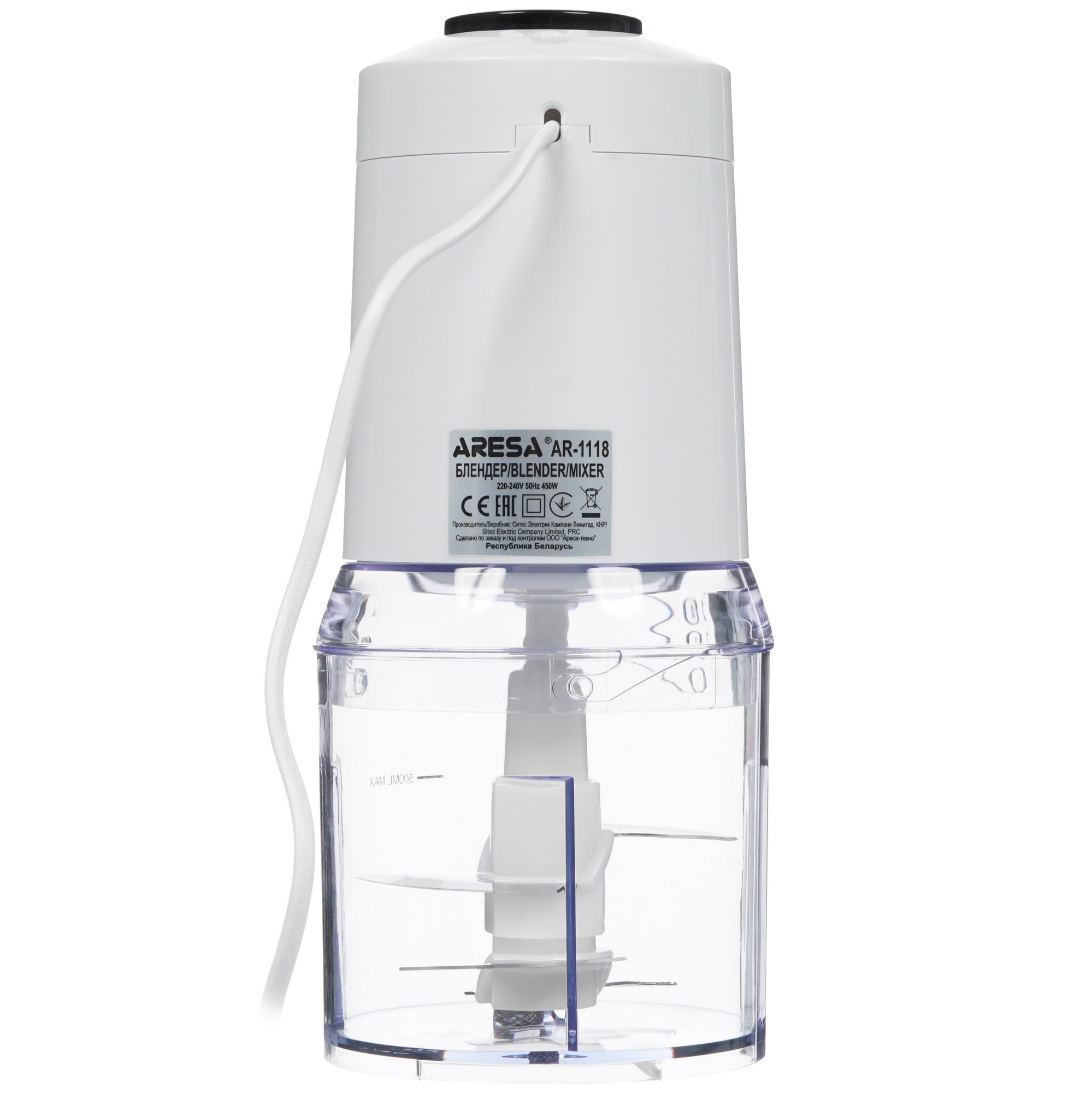 8152028 Измельчитель  Aresa AR-1118 белый STDN-0010227 - Вид №4