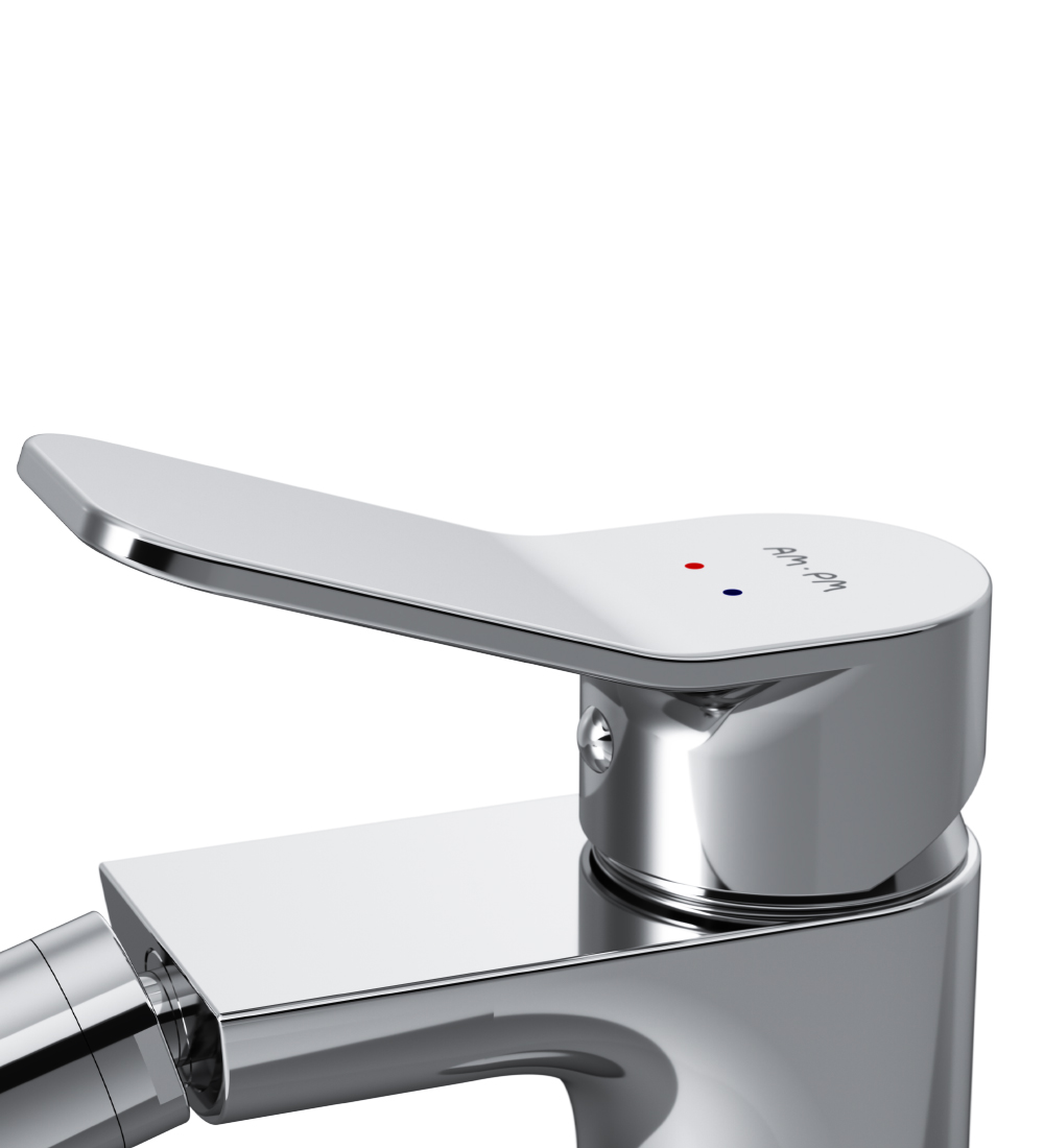 F85A83100 смеситель д/биде излив 100 мм с д/к хром шт. AM.PM X-Joy  - Вид №4