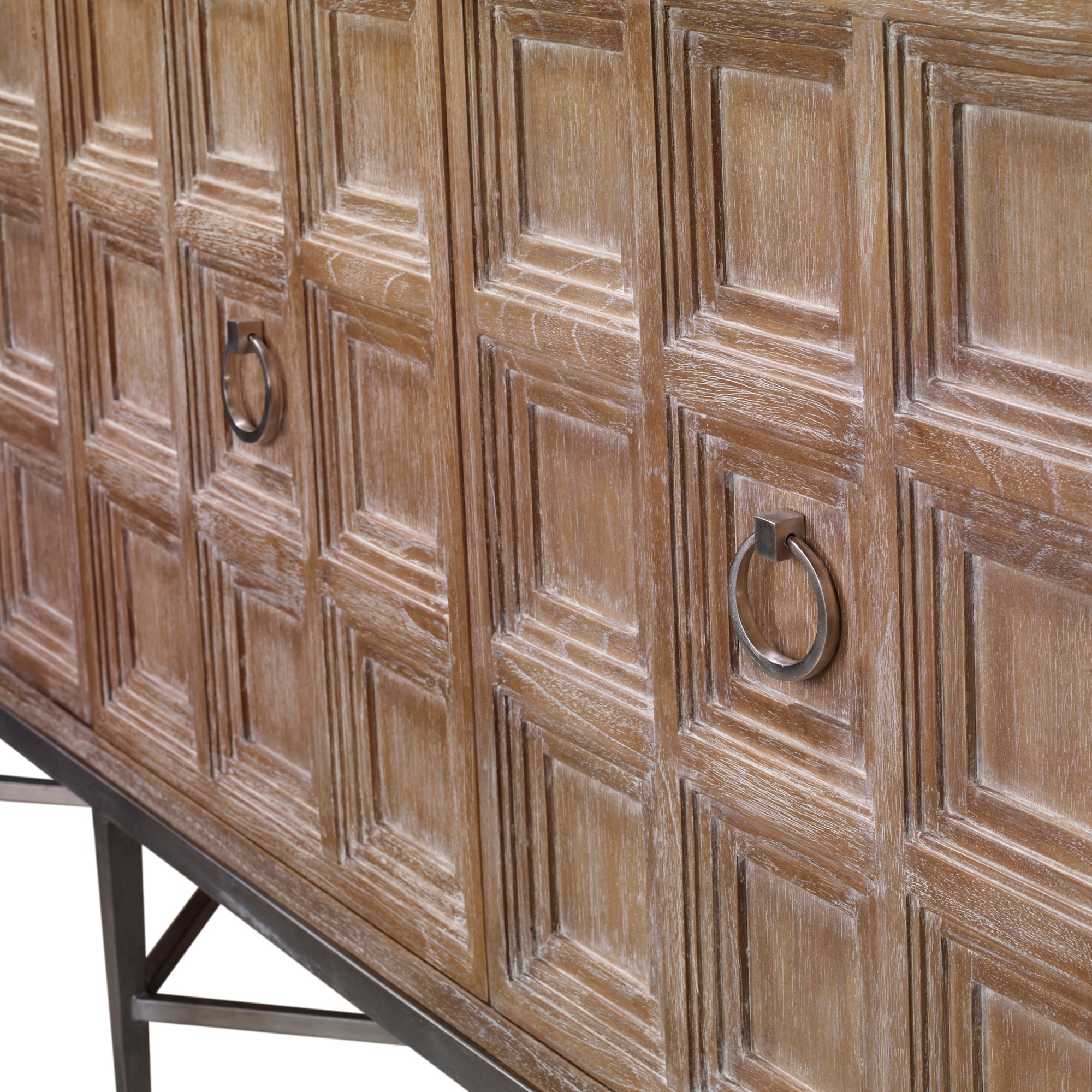 Шкафы 17574-820-001 Tiered 4 Door Multi-Use Cabinet Ambella  - Вид №4