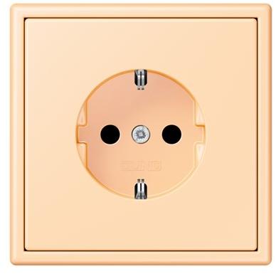 JUNG Пластиковая электрическая розетка Ls 990 les couleurs® le corbusier sun-id-1370154 - Вид №38