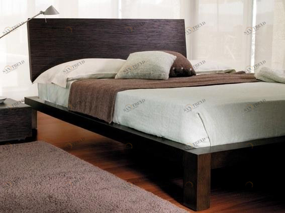 HMD INTERIORS Двуспальная кровать из дерева с высоким изголовьем G sun-id-1489460