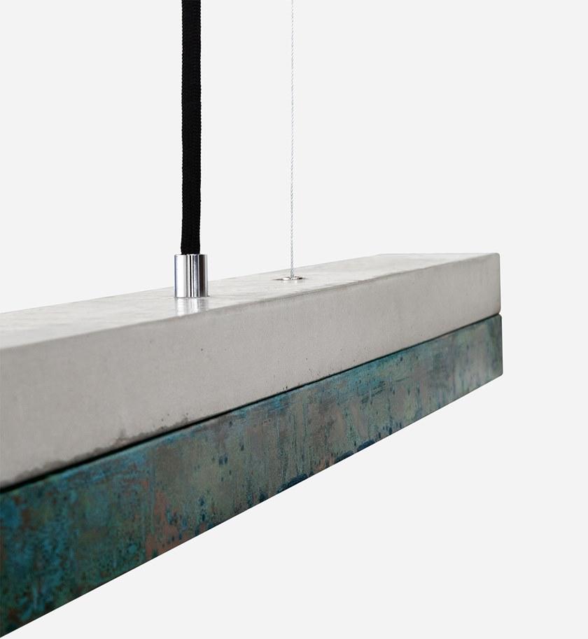 GANTlights Подвесной светильник из цемента и оксидированной меди C sun-id-1392408 - Вид №3