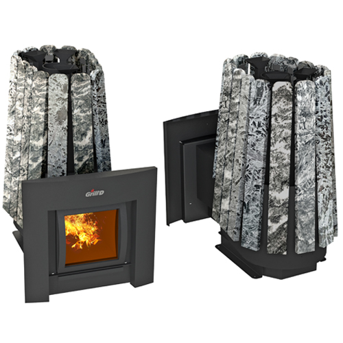 Печь для бани GRILL'D Cometa 350 Vega Window Max Stone с закрытой каменкой 5889 - Вид №1