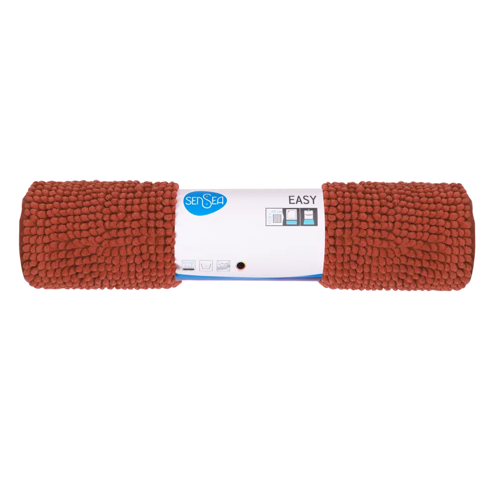 Коврик для ванной Sensea Easy 50x80 см цвет кирпичный STLM-2040316 - Вид №4