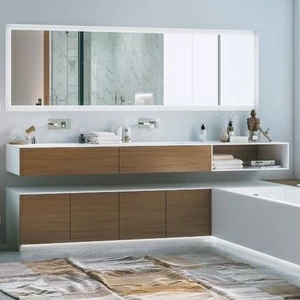 Moma Design Тумба под раковину подвесная с 2 ящиками 1800 Boxline2 250 дуб