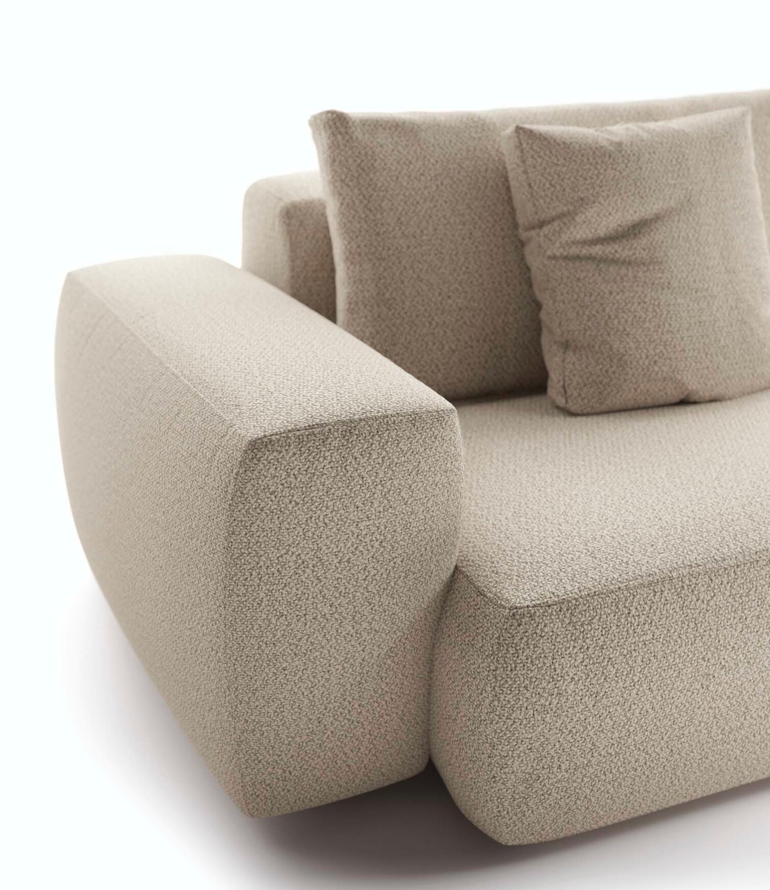 Тканевый диван с полуостровом Marac Mistral ARCH-00092642 - Вид №1