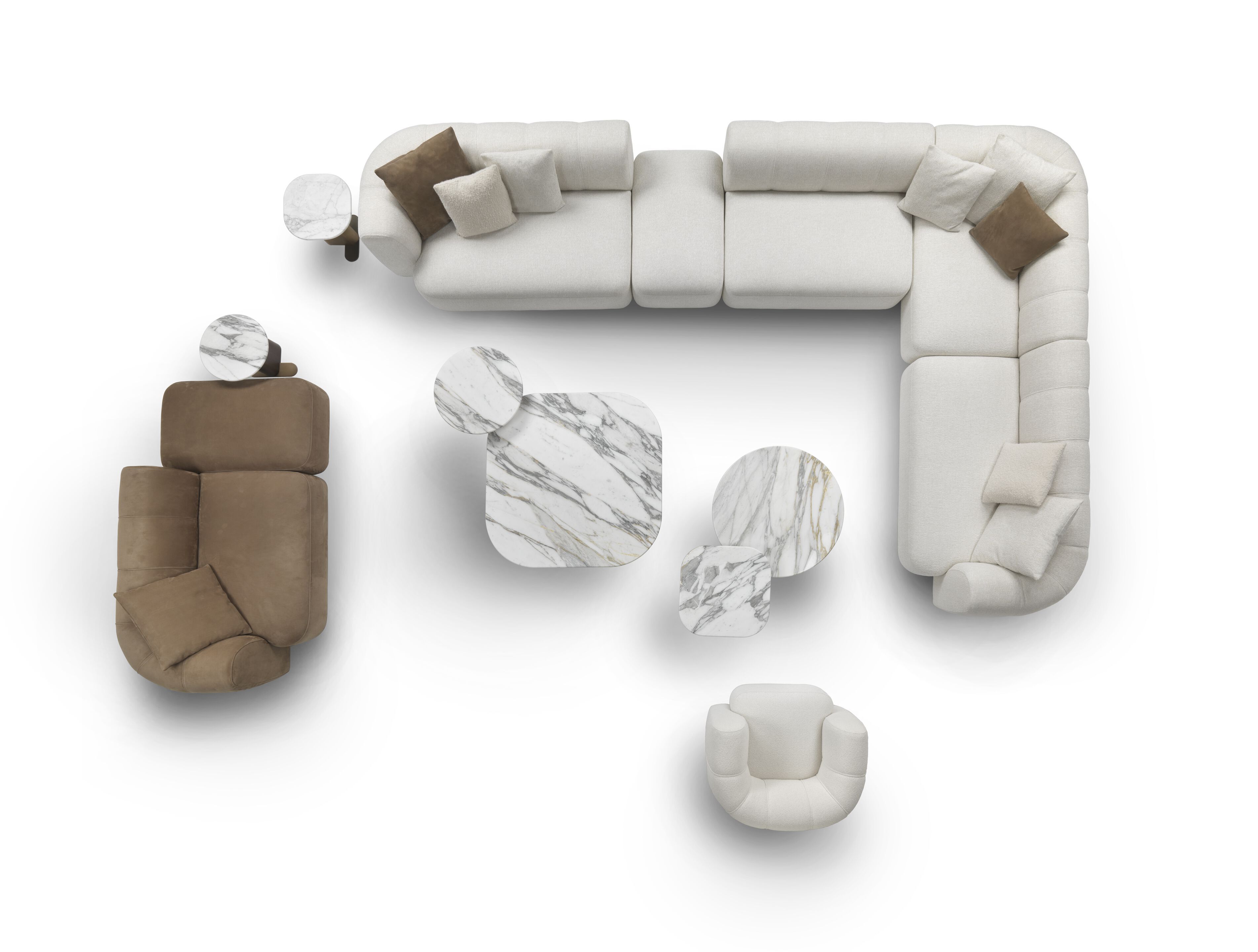 Тканевое кресло с подлокотниками Marelli Milo ARCH-00102276 - Вид №3