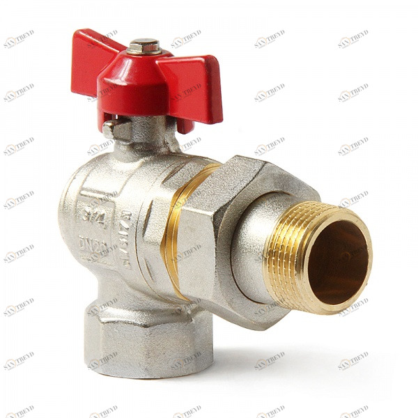 Кран шаровый угл. 1/2 со сгоном баб. Н-В РА PROAQUA 1811620