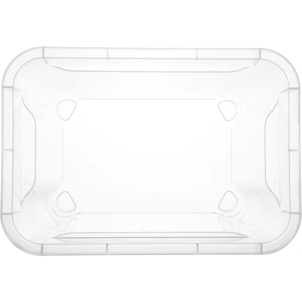 Ящик универсальный Кристалл XS 28.3x20x17 см 5.5 л пластик с крышкой и ручкой цвет прозрачный 82995151 STLM-2127224 БЫТПЛАСТ - Вид №1