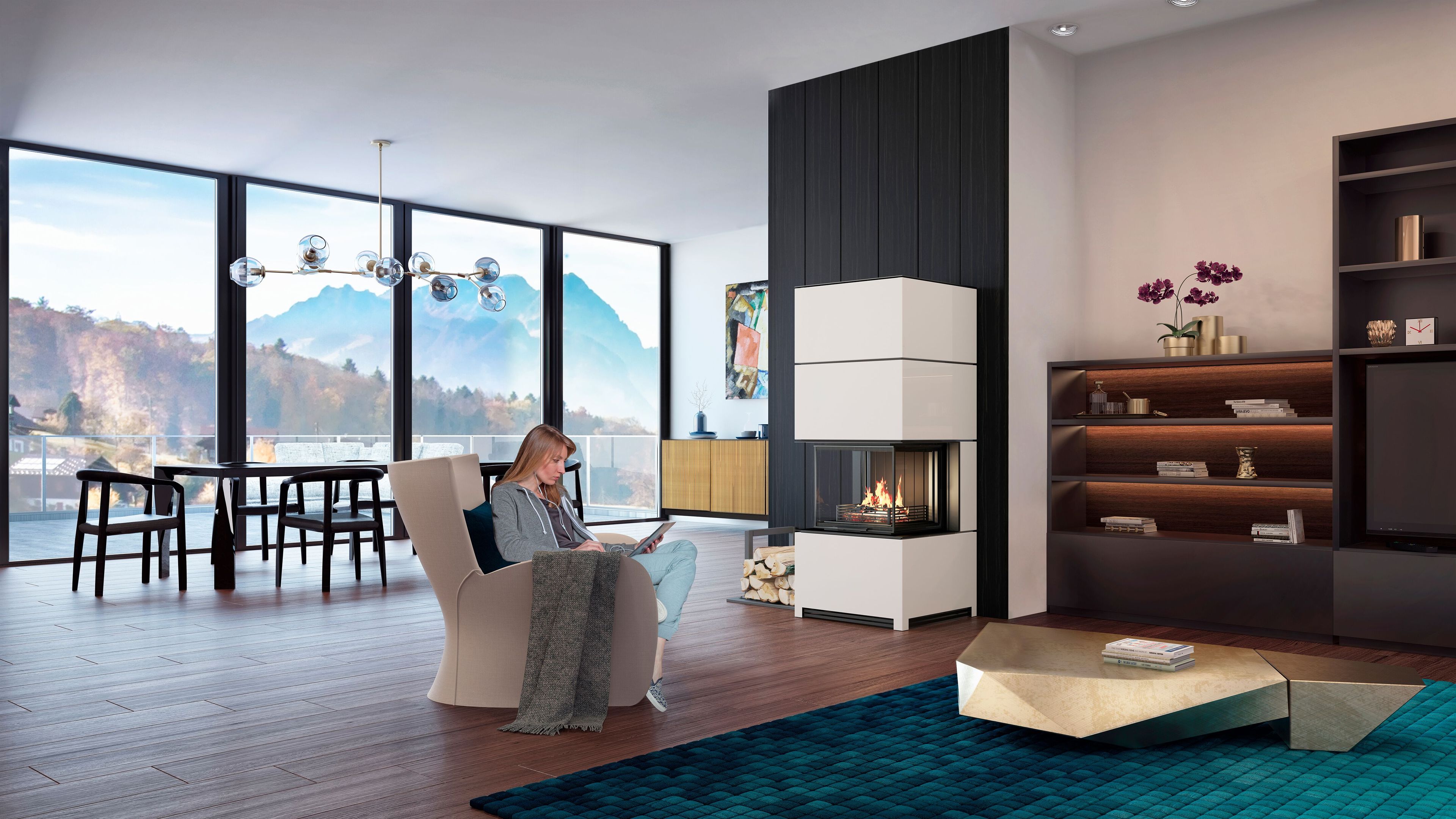 Камин / плита с покрытием RÜEGG TILIA ARCH-00006013