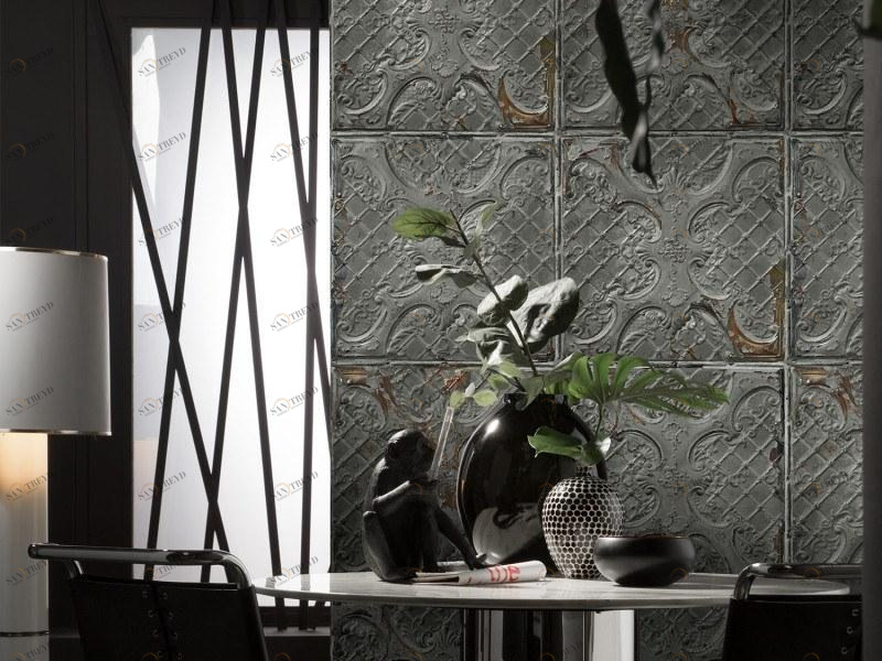 Koziel Моющиеся виниловые обои Tin tiles Ppv018p--x6 