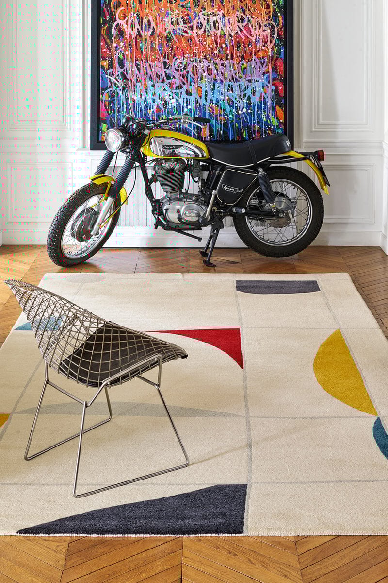 Прямоугольный ковер с рисунком из шерсти Toulemonde Bochart STABILE MULTI ARCH-00150997 - Вид №2