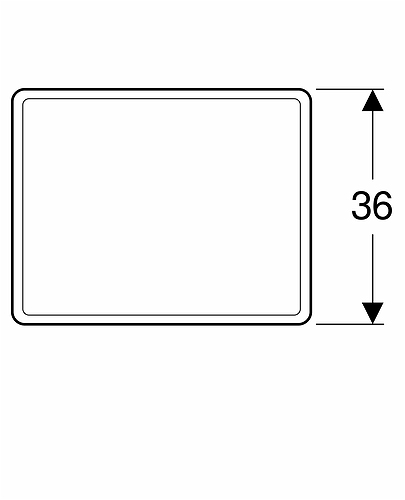 9670021001 IDO Glow шкаф высокий, с двумя дверцами, 460 мм, белый - Вид №4